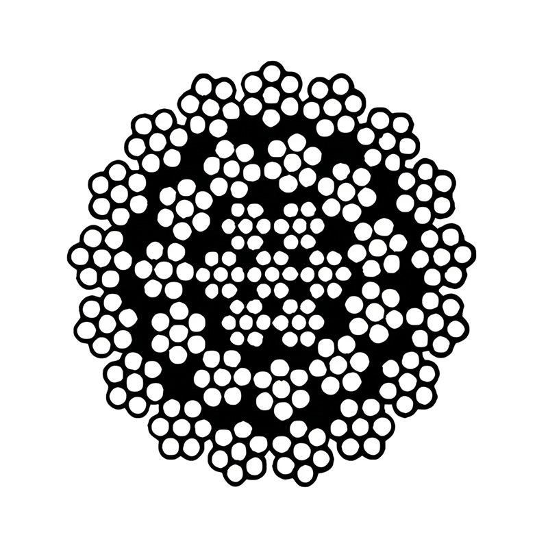 ASTM A1023 35x7 rotasjonsbestandig kategori 1 ståltau