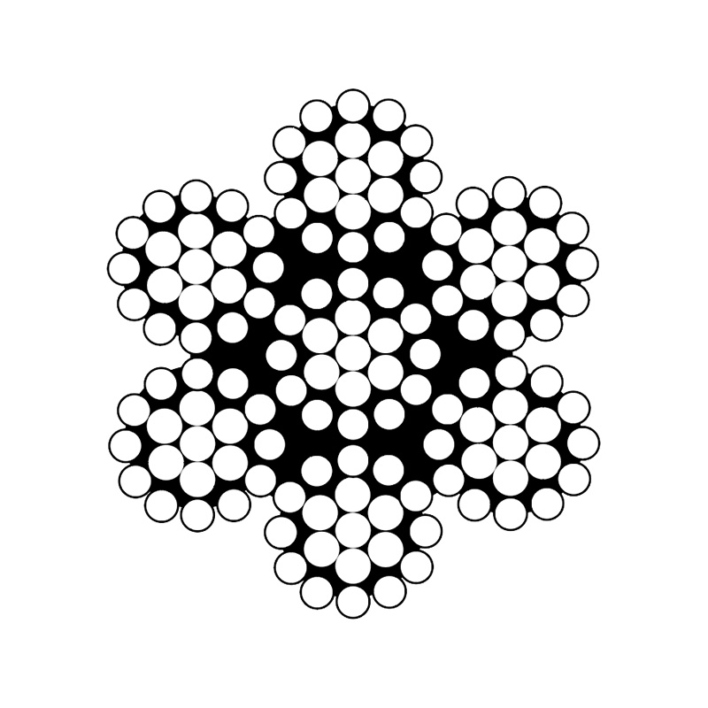 ASTM a 1023 klassifisering 7x7 og 7x19 liten diameter (galvanisert) spesialledning